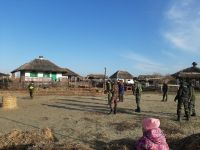 Занятие в этно-комплексе «Кумжа»