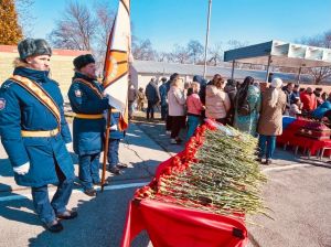 Прощание с военнослужащими