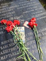 Захоронение бойцов корпуса Дмитрия Пескова