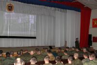 Посещение воинской части