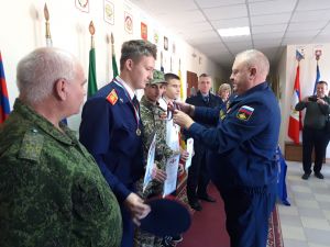 Награждение победителей соревнования по стрельбе