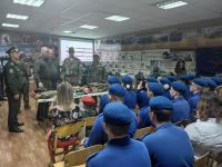 Встреча А.В.Дворникова с воспитанниками патриотического центра