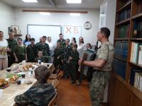 Завершающее учебный 2023-2024 год занятие по программе "Уроки мужества"