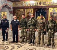 Впервые на военно-полевых сборах Всевеликого войска Донского