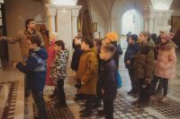 Иконописец Дмитрий Шестопалов провел экскурсию для школьников 3г класса школы № 15