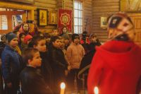 Ребята из 4В класса 86-й школы на экскурсии по нашему приходу