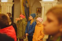 Ребята из 4В класса 86-й школы на экскурсии по нашему приходу