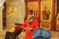 Ребята из 4В класса 86-й школы на экскурсии по нашему приходу