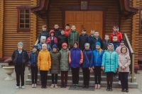 Ребята из 4В класса 86-й школы на экскурсии по нашему приходу