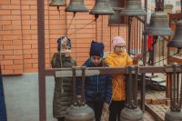 Ребята из 4В класса 86-й школы на экскурсии по нашему приходу