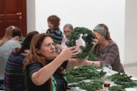 Мастер-класс по созданию венцов из хвои