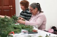 Мастер-класс по созданию венцов из хвои