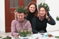 Мастер-класс по созданию венцов из хвои