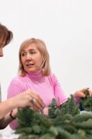 Мастер-класс по созданию венцов из хвои