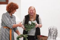 Мастер-класс по созданию венцов из хвои