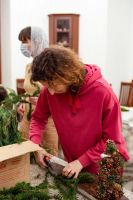 Рождественские венки из хвои