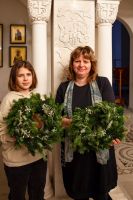 Рождественские венки из хвои