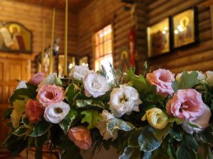 Украшение живыми цветами Украшение живыми цветами