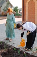 Совсем скоро на нашем приходе появится новая уютная зона отдыха.