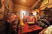 На приходе Святого Георгия Победоносца отметили 10-й престольный праздник малого храма Иоанна Воина.