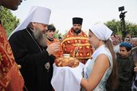 На приходе Святого Георгия Победоносца отметили 10-й престольный праздник малого храма Иоанна Воина.