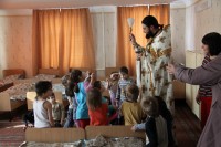 Протоиерей Валерий Волощук совершил чин освящения специального коррекционного детского дома «Аревик» для детей с отклонениями в развитии в п. Чалтырь