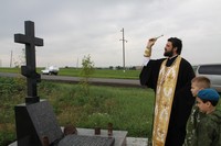 Освящение памятников