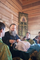 Освящение храма Сергия Радонежского Освящение храма Сергия Радонежского