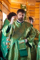 Освящение храма Сергия Радонежского Освящение храма Сергия Радонежского