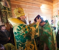 Освящение храма Сергия Радонежского Освящение храма Сергия Радонежского