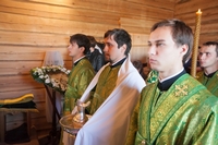 Освящение храма Сергия Радонежского Освящение храма Сергия Радонежского