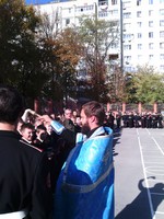 Молебен в кадетском корпусе