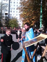 Молебен в кадетском корпусе