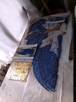 Мозаичная икона Богородицы Мозаичная икона Богородицы