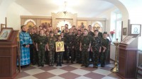 Литургия в домовом храме Второго Донского Императора Николая II Кадетского корпуса Литургия в домовом храме Второго Донского Императора Николая II Кадетского корпуса