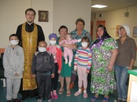Литургия в онкогематологическом отделении Областной детской больницы