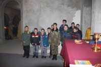 Общее говение преподавателей, учеников и родителей воскресной школы