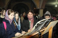 Общее говение преподавателей, учеников и родителей воскресной школы