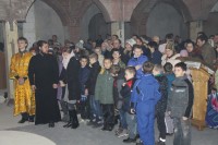 Общее говение преподавателей, учеников и родителей воскресной школы