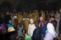 Общее говение преподавателей, учеников и родителей воскресной школы