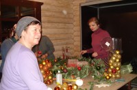 Подготовительные работы к празднику Рождества Христова