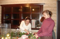 Подготовительные работы к празднику Рождества Христова