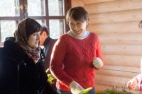 Подготовка храма к празднику