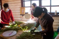 Подготовка храма к празднику