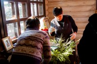 Подготовка храма к празднику