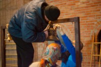 Подготовка храма к празднику