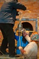 Подготовка храма к празднику