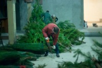 Подготовка храма к празднику