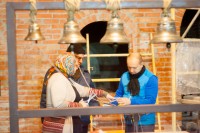 Подготовка храма к празднику