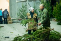 Подготовка храма к празднику